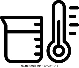 brewery vector thin line icon