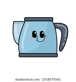 Brewing Delights Charming Cartoon Coffee Pot Character Designs