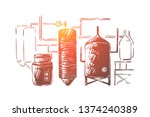 Brewing equipment, lager making process automation, brewery craft, distillery, booze factory, boiling and cooling