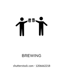 Brewing icon. Brewing symbol design from Activity and Hobbies collection. Simple element vector illustration on white background.