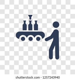 Brewing icon. Trendy Brewing logo concept on transparent background from Activity and Hobbies collection