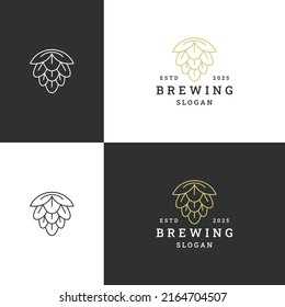 Brewing logo icon design template vector illustration