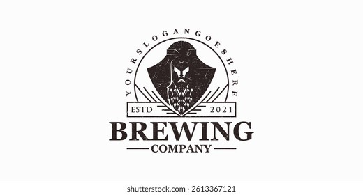 brewing logo vintage, creative logo for reference business