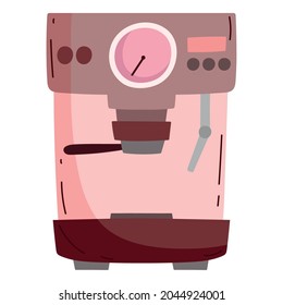 brewing machine coffee icon isolated