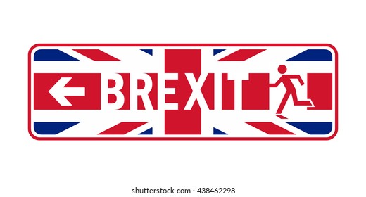 Brexit door sign