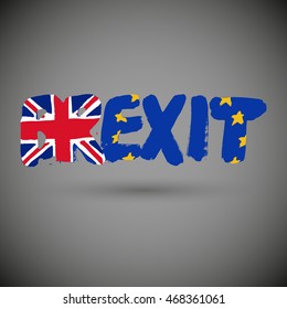 Brexit referendum concept about UK