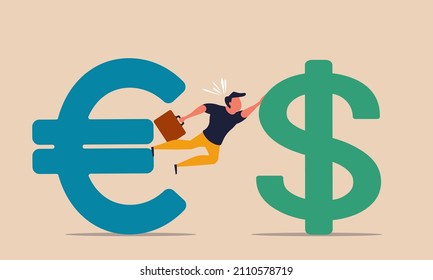 Brexit trade deal and europe financial exit. Business economy on global euro crisis vector illustration concept. Stock market loss currency and money profit. People on future politic and investment