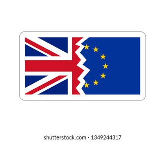 Brexit vector illustration