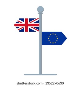 Brexit vector illustration