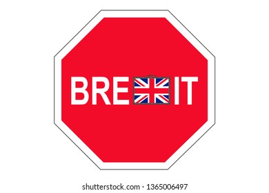 Brexit vector illustration on white background