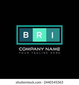 BRI letter logo abstract design. BRI unique design. BRI.
