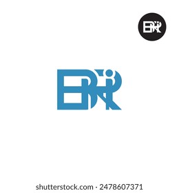 BRI Logo Letter Monogram Design