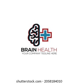 Brian Health Logo Design Vector
