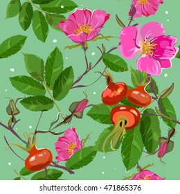 briar seamless summer colorful pattern