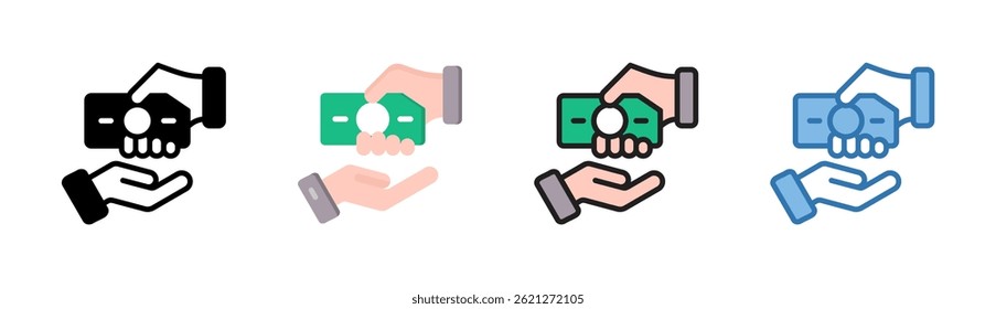 Bribe Icon Element For Design