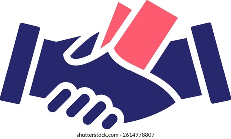 Bribe Icon Fill Vector Illustration