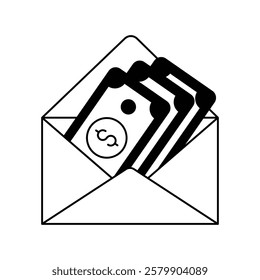 Bribe icon with white background vector stock illustration