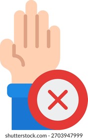 Diseño de Vector de soborno en estilo moderno, concepto de prevención de corrupción de violación ética y atención médica, ilustración de integridad médica. Icono plano