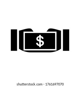icono de soborno o logotipo símbolo de signo aislado ilustración vectorial - iconos vectoriales de estilo negro de alta calidad
