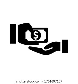 icono de soborno o logotipo símbolo de signo aislado ilustración vectorial - iconos vectoriales de estilo negro de alta calidad

