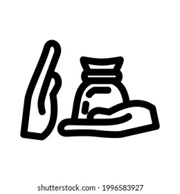 bribery icon or logo isolated sign symbol vector illustration - high quality black style vector icons
