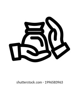 bribery icon or logo isolated sign symbol vector illustration - high quality black style vector icons
