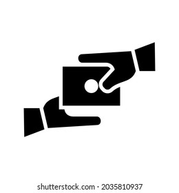 icono de soborno o logotipo símbolo de signo aislado ilustración vectorial - iconos vectoriales de estilo negro de alta calidad
