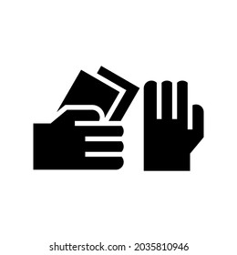 icono de soborno o logotipo símbolo de signo aislado ilustración vectorial - iconos vectoriales de estilo negro de alta calidad
