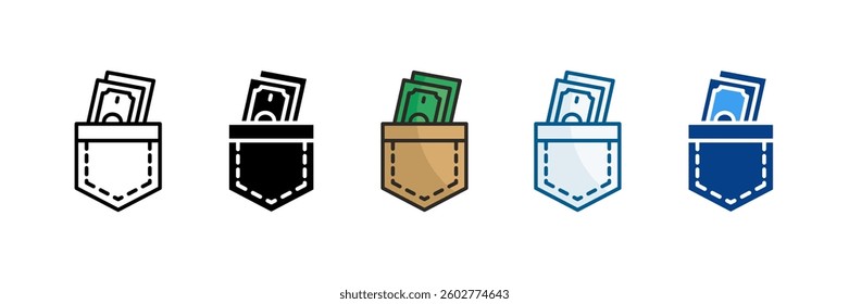 Bribery Icon Set Multiple Style Collection