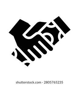 bribery solid icon illustration vector graphic. Simple element illustration vector graphic, suitable for app, websites, and presentations isolated on white background