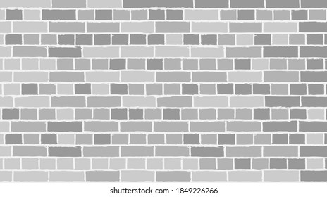brick background with empty space, vector illustration