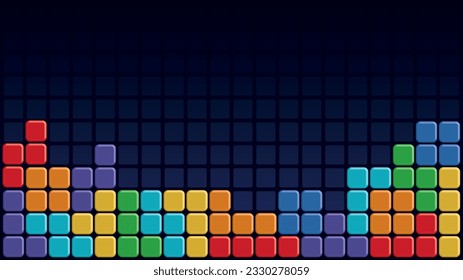 Brick Background Vector Set Illustration