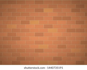 brick background wallpaper. vector illustration