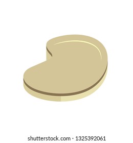 Brick or block vector icon design. That stone, rock or concrete for landscape by paving in outdoor, park, yard or garden to create pavement floor, path, walkway or pathway. Also for sidewalk or road.