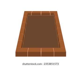 Brick blocks on a white background.