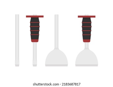 Brick Bolster illustration vector flat design editable. Bolster vector.