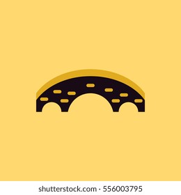 Brick Bridge Arch Architecture Building Monument vector illustration