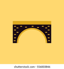 Brick Bridge Arch Architecture Building Monument vector illustration