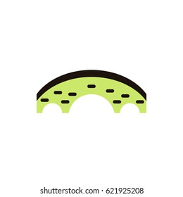 Brick Bridge Arch Architecture Building Monument vector illustration