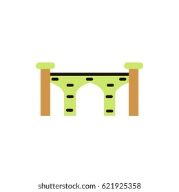 Brick Bridge Arch Architecture Building Monument vector illustration