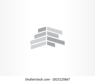 Brick Contruction Logo For Building Icon Symbol