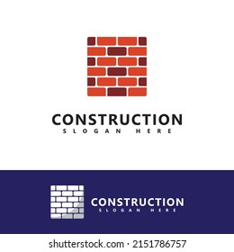 Conceptos de diseño del logotipo de Brick Creative