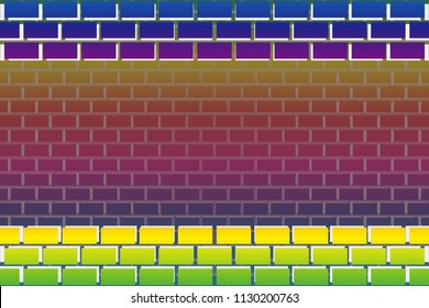 Brick fence background material wallpaper, tile, block, stone,