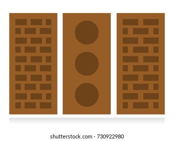brick with hall variants 