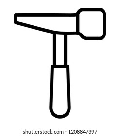 Brick hammer icon design