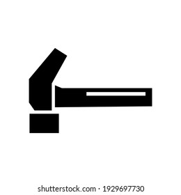 brick hammer icon or logo isolated sign symbol vector illustration - high quality black style vector icons
