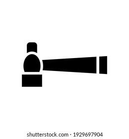 brick hammer icon or logo isolated sign symbol vector illustration - high quality black style vector icons

