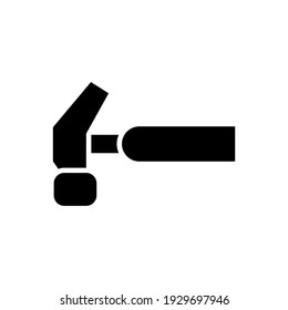 brick hammer icon or logo isolated sign symbol vector illustration - high quality black style vector icons
