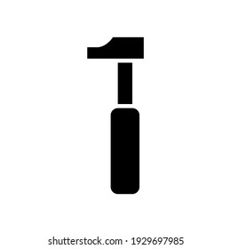 brick hammer icon or logo isolated sign symbol vector illustration - high quality black style vector icons
