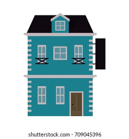 brick house or home icon image 